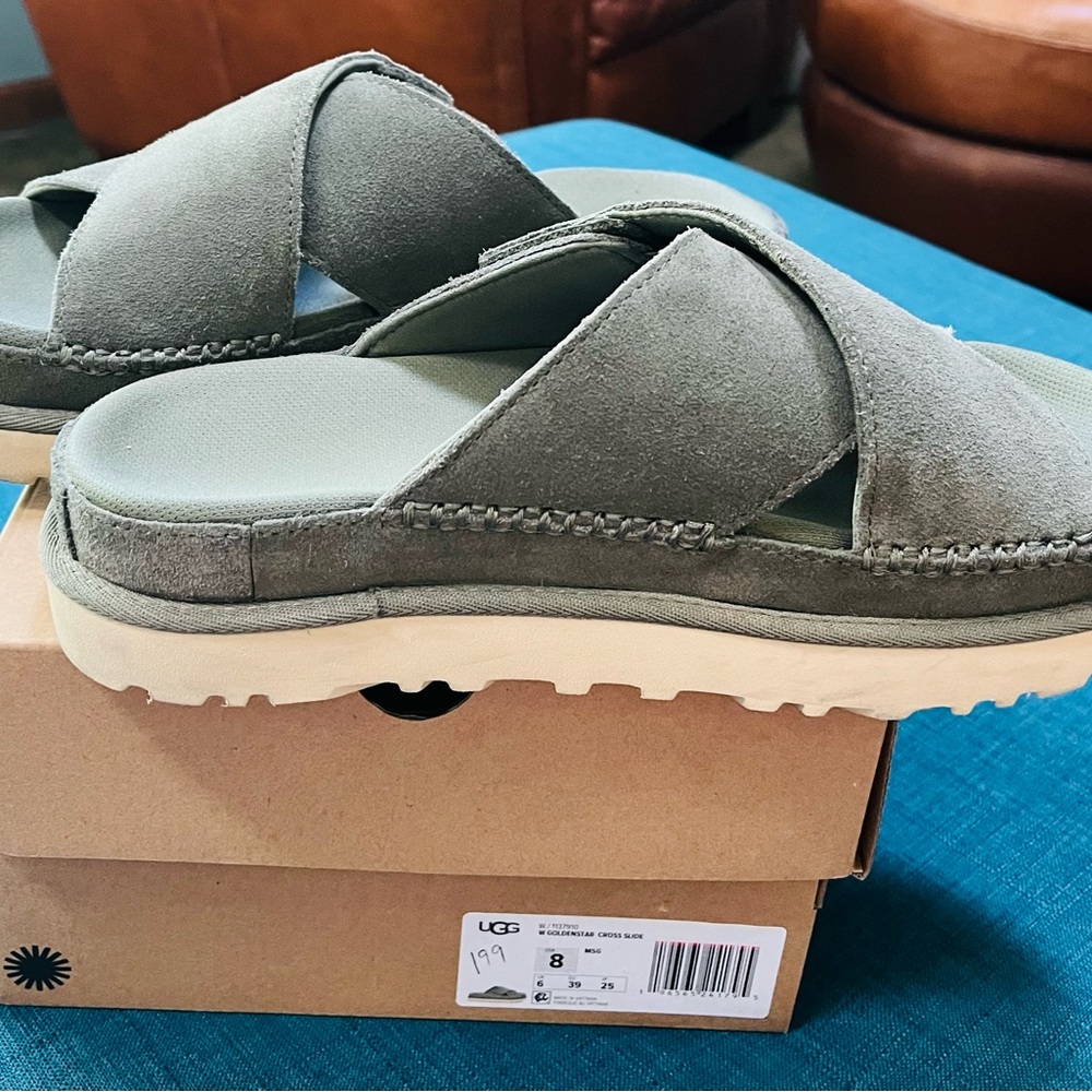 UGG Goldenstar Cross Slide